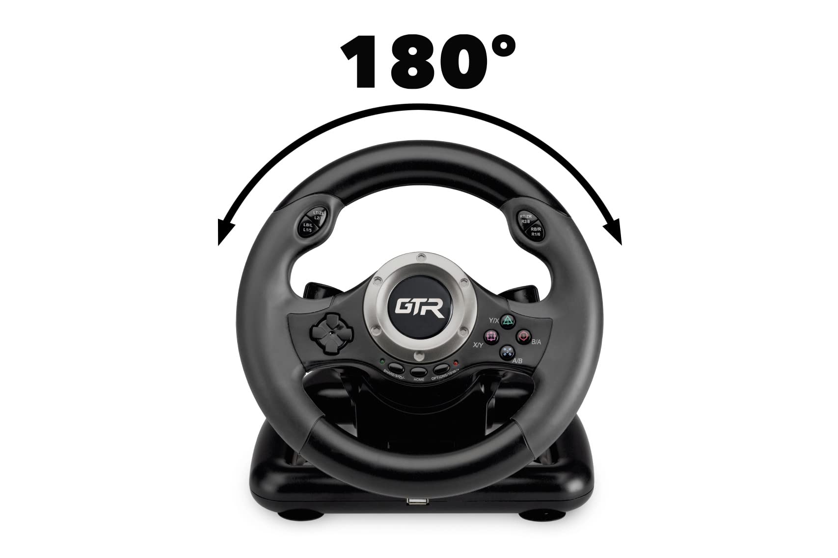 Volante Jinshu Gtr Racing Wheel Con Pedales ( PS4 - /PS3/Switch/PC) - Compatible PS5 Volante Jinshu Gtr Racing Wheel Con Pedales ( PS4 - /PS3/Switch/PC) - Compatible PS5